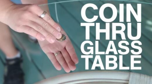 Coin Thru Glass Table By Glenn West