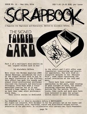 Scrapbook Issue 11 by Alexander de Cova