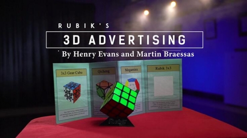 Rubik's Cube 3D Advertising by Henry Evans
