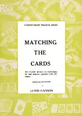 Matching the Cards Teach-In by Lewis Ganson