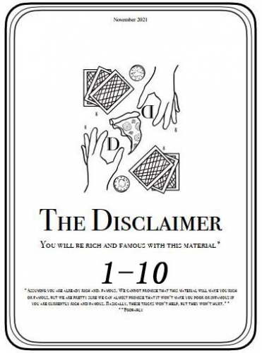 The Disclaimer Issue Vol 1-10