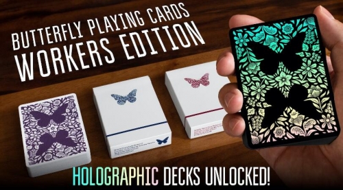Ondrej Psenicka - Butterfly Playing Cards Workers Edition