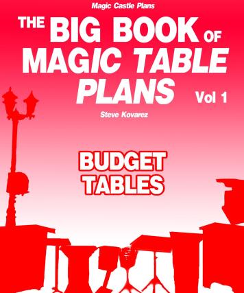 The Big Book of Magic Table Plans Vol 1 by Steve Kovarez