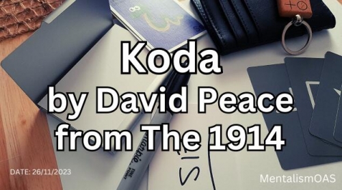 Koda by David Peace