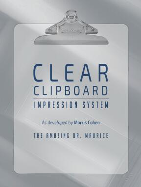 Clear Clipboard Impression System by Morris Cohen