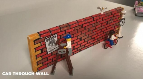 Car Through Wall by Matt Pritchard