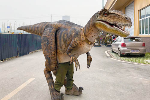 Realistic Velociraptor Costume