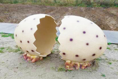 Fiberglass Dinosaur Egg For Children