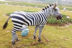 Real Size Animal Model of Zebra
