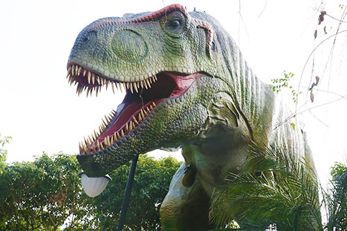 Natural Size Robotic Oem Dinosaur Statue and Real Size Dinosaur