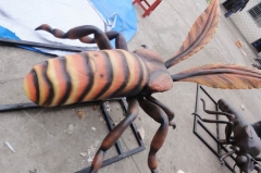 Rubber Locust Playground Animatronic Insect