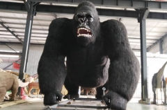 Large Animatronic Gorilla Sculpture