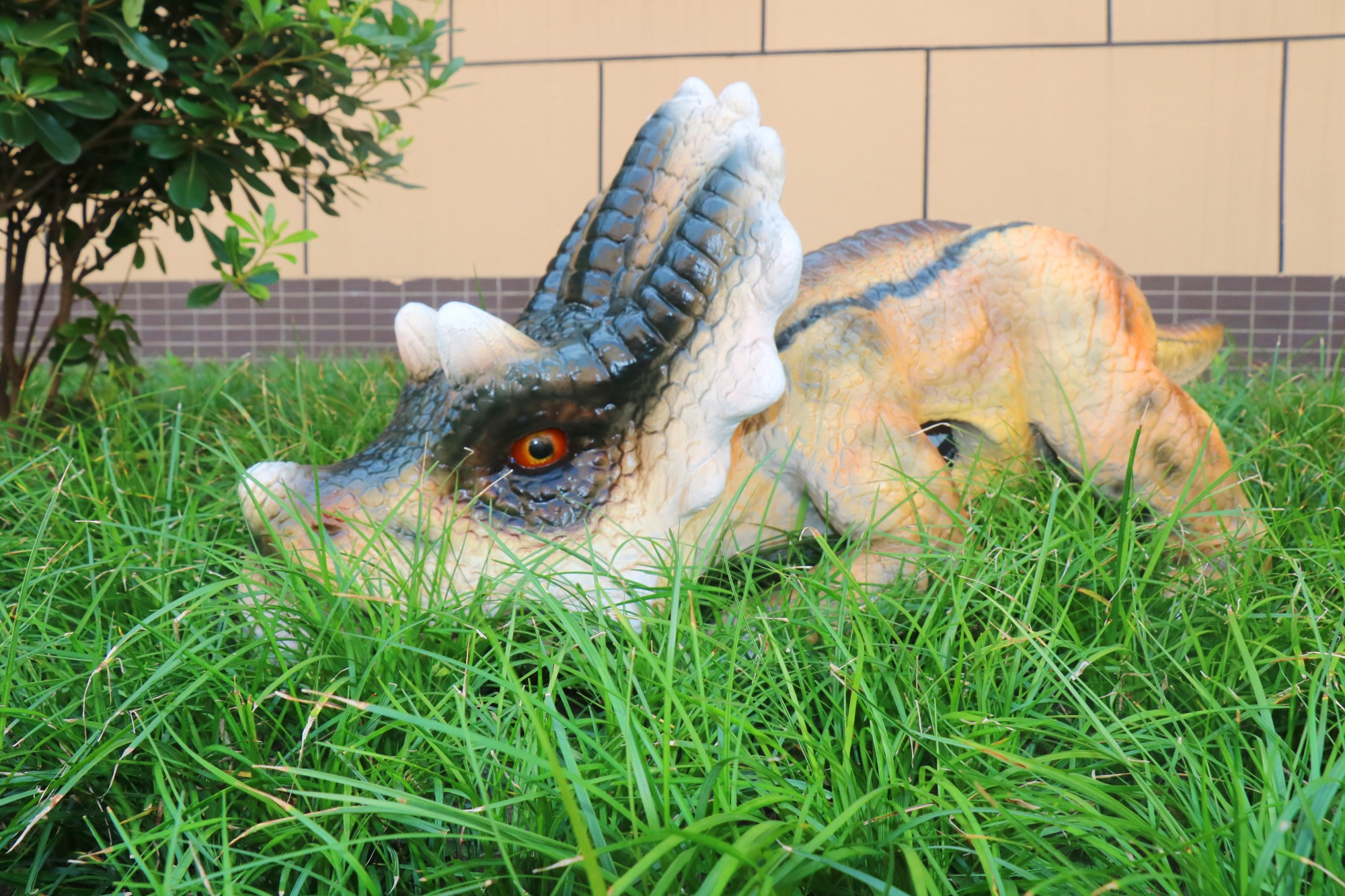 Baby Dinosaur Triceratops Hand Puppet para Evento