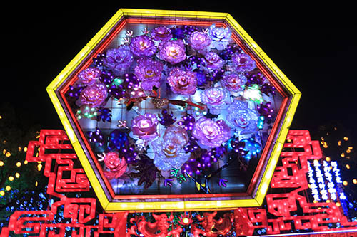 Chinese New Year Attraction Traditional Silk Lantern Festival