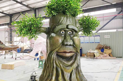 Amusement Robot Artificial Talking Animatronic Tree