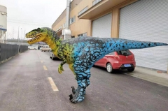 Disfraz de dinosaurio mecánico Dinosaurio caminando