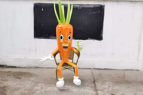 Customized Fiberglass Vegetables Statue for Dispaly