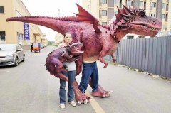 Professional Life Size Silicon Rubber Dragon Costume