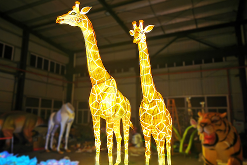 Outdoor Christmas Light Animals Led Lanterns