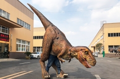 Disfraz de dinosaurio de goma de silicona personalizado