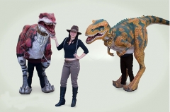 Traje realista de T-rex para eventos