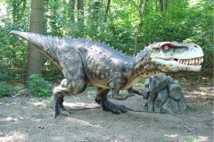 Modelo de exposición interior Animatronic T-rex