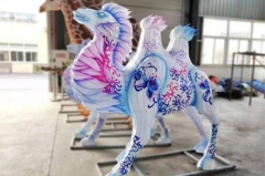 Farol de animales míticos chinos del festival