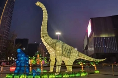 Linterna de dinosaurio del festival del año nuevo chino