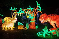 Outdoor Exhibition Dinosaur Lantern for Sale
