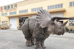 Disfraz de triceratops ambulante animatronic de gran venta