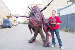 Professional Life Size Silicon Rubber Dragon Costume