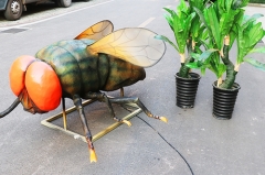 Exhibición al aire libre Modelos de insectos animatrónicos realistas