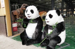 Silicone Animatronics Animal Life Size Panda Model