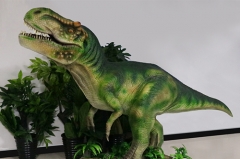 Pantalla interior animatronic T-rex de tamaño pequeño