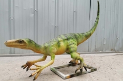 Estatua de fibra de vidrio modelo dinosaurio de tamaño natural en venta