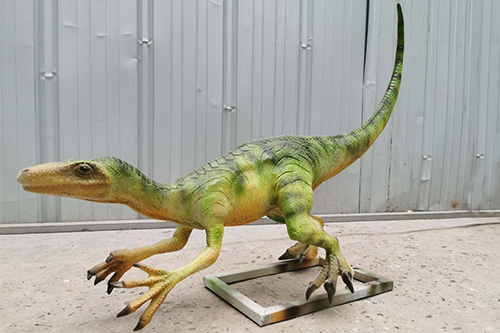 Estatua de fibra de vidrio modelo dinosaurio de tamaño natural en venta