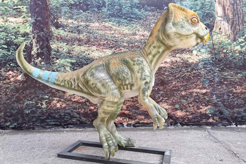 Simulación Dinosaurio de fibra de vidrio impermeable al aire libre