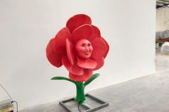 Customized flower Animatronic Talking Model for Garden