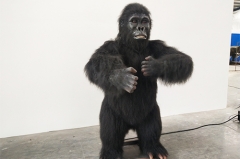 Equipo de entretenimiento parque de entretenimiento animatrónico gorila