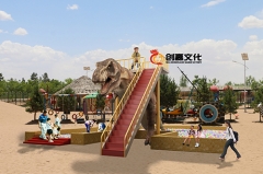 Animatronic T-rex Interactive Dinosaur With Slide