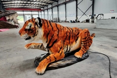 Vívido Tigre Animatronic modelo exposición para la venta