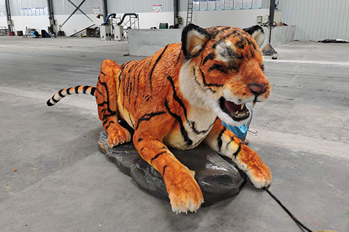 Vivid Tiger Animatronic Model Exhibition for Sale