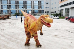 Traje de dinosaurio animatronic personalizado con piernas ocultas