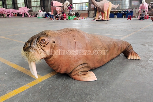 Customized Lifelike Vivid Walrus Costume for Stage Show