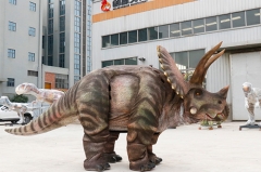 Disfraz de triceratops animatronic adulto realista
