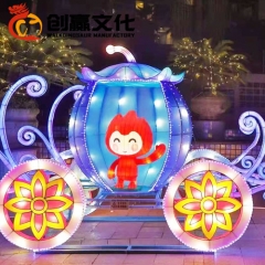 Año nuevo chino decoraciones tradicionales linterna de seda