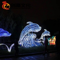 Zigong Parque al aire libre Animal Lantern