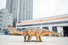 Dinosaurio robótico de Dinopark de la fábrica del dinosaurio animatronic de China para la venta