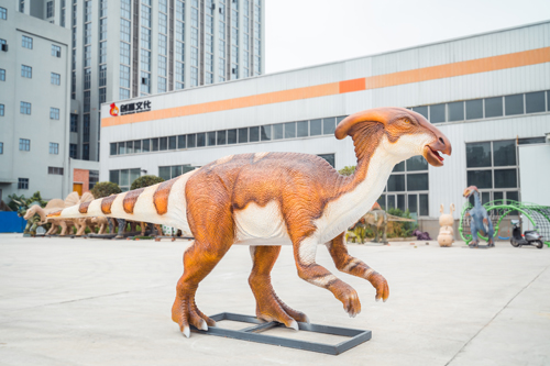Dinosaurio animatronic de tamaño natural realista del parque del parque infantil en venta
