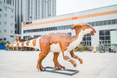 Dinosaurio animatronic de tamaño natural realista del parque del parque infantil en venta